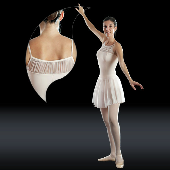 T502 Body con camicia inserita e gonnellino T502 Body con camicia inserita e gonnellino